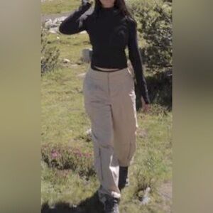 Free people movement tan cargo pants size S